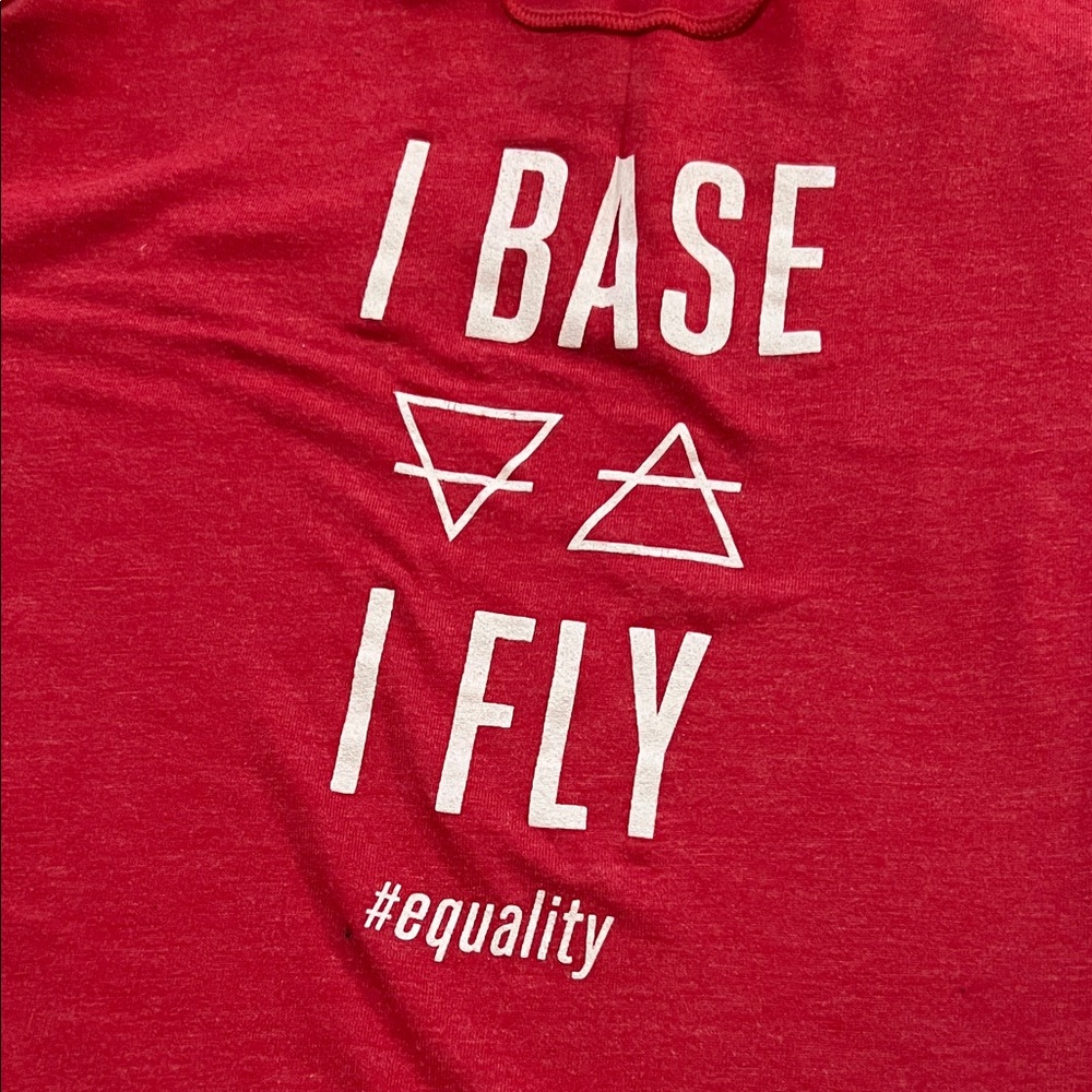 Next Level Apparel Red Equality Tank Top